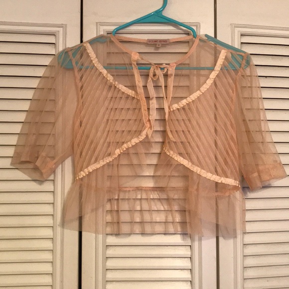 Roxanne Heptner Sweaters - Sheer Tule Shrug